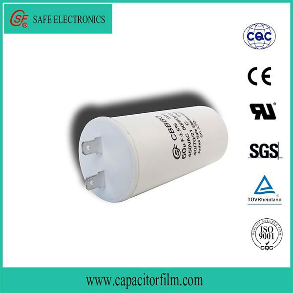 metallizd polypropylene film column type plactic acse ac motor  cbb60 capacitor  4