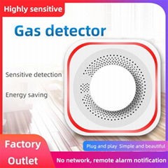 Methane gas leak detector 433mhz wireless cheap price gas leakage sensor 