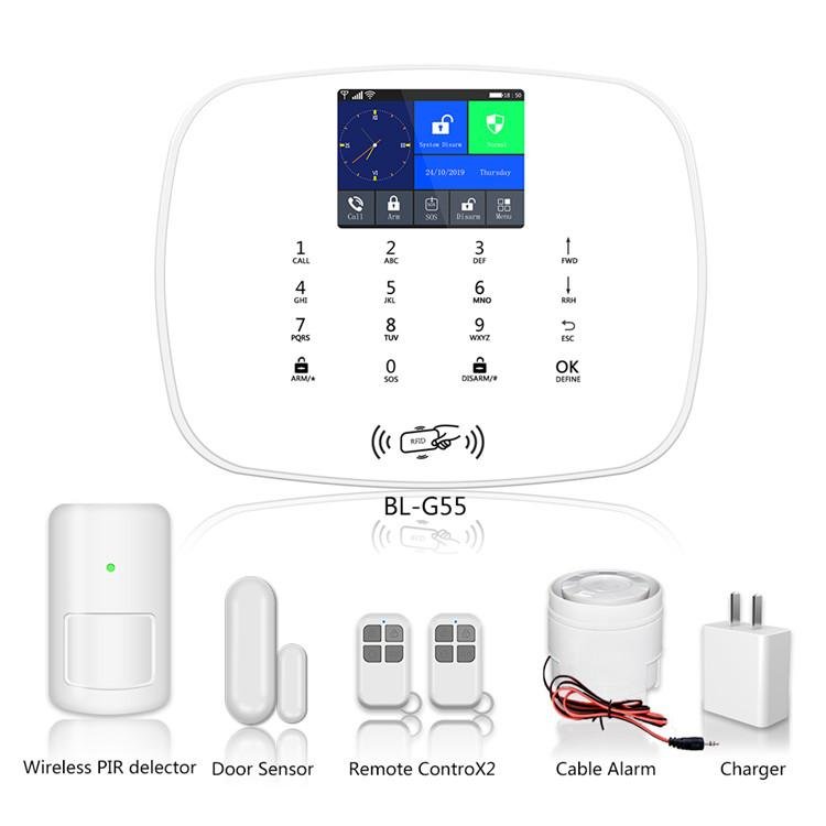 wifi home security alarm wireless gsm 3g dual network alarm systems for home 5