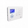 APP control supported wireless WIFI GSM 3G home security alarm system 3