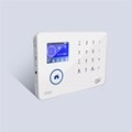 TFT touch screen wireless WIFI GSM 3G home house security alarm systems  3