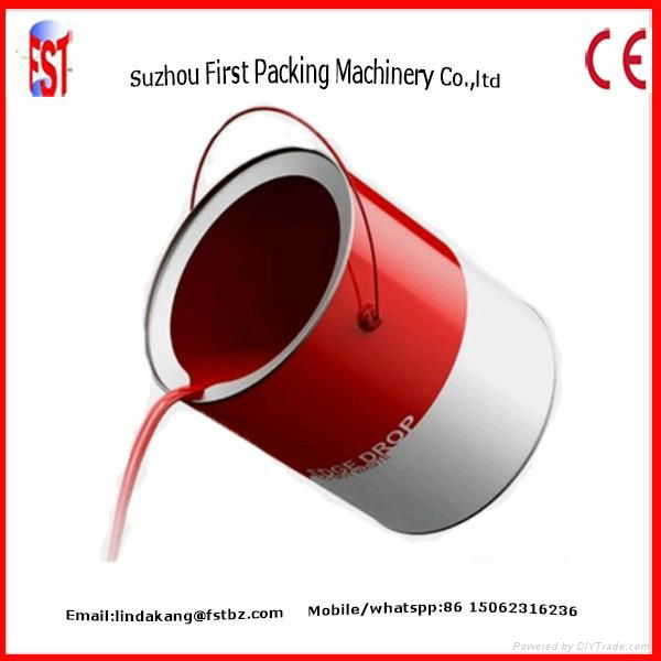 1-5l round paint metal steel can making machine