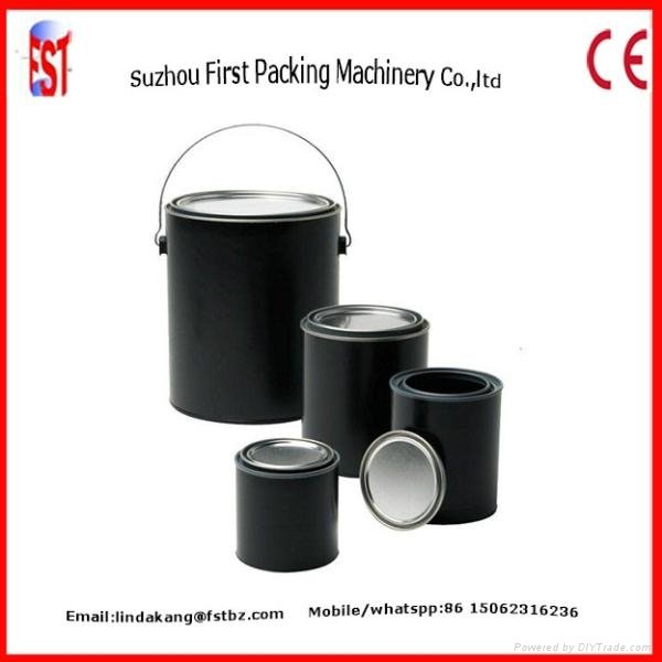 1-5l round paint metal steel can making machine 4