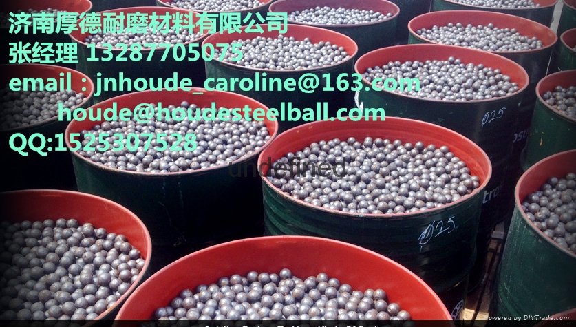 60Mn 3inch forged grinding steel ball for copper mine  4