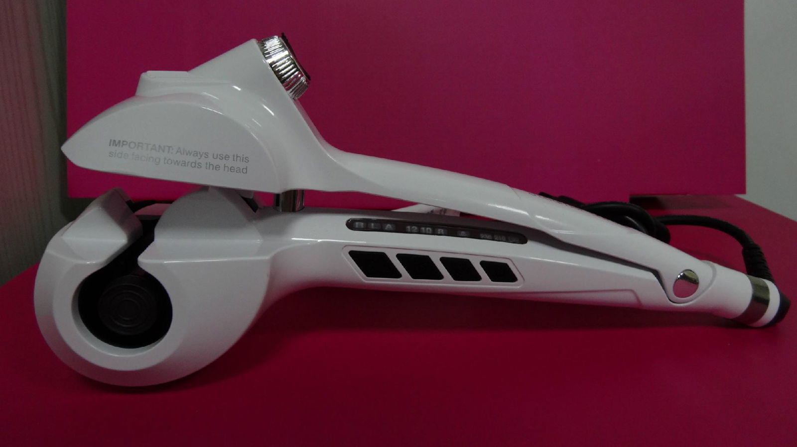  steam  hair curler in  white  4