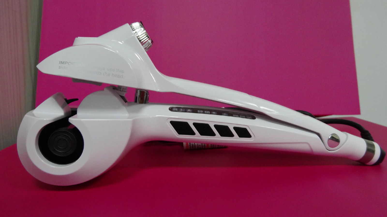  steam  hair curler in  white  5