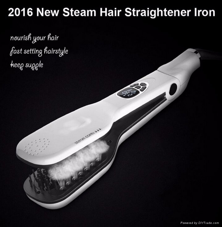 Hair Straightener with steam spray 