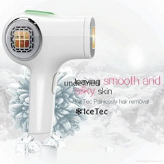 IceTec perfect IPL permanent hair removal device with Skin rejuvenation function