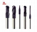 HRC60 2,4flutes Taiwan carbide Long Neck