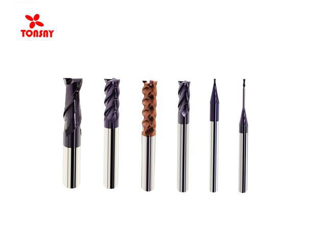 HRC60  2/4flutes Taiwan  Square End Mill for Steel and Stainless steel