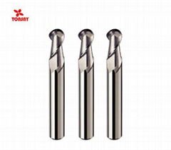 HRC55 2flutes Taiwan Carbide Ball Nose End Mill for Aluminum & Copper Cutting