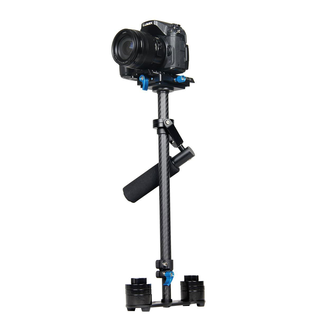 YELANGU S60T Black Adjustable Length Carbon Fiber Camera Stabilizer For DSLR 4