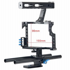 YELANGU Hot Shoe Design Professional Aluminum DSLR Camera Cage