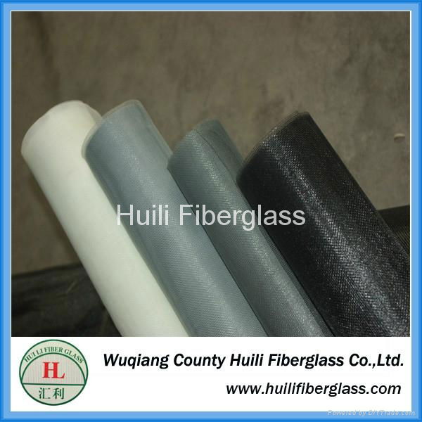 Grey Fire Resistance Fiberglass Screen Mesh With 0.33mm Thickness 2