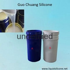 Platinum liquid silicone rubber for mold making