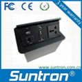 Pop-up Conference Socket Series Conceal on Desktop 1