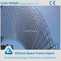 long span steel space frame for coal