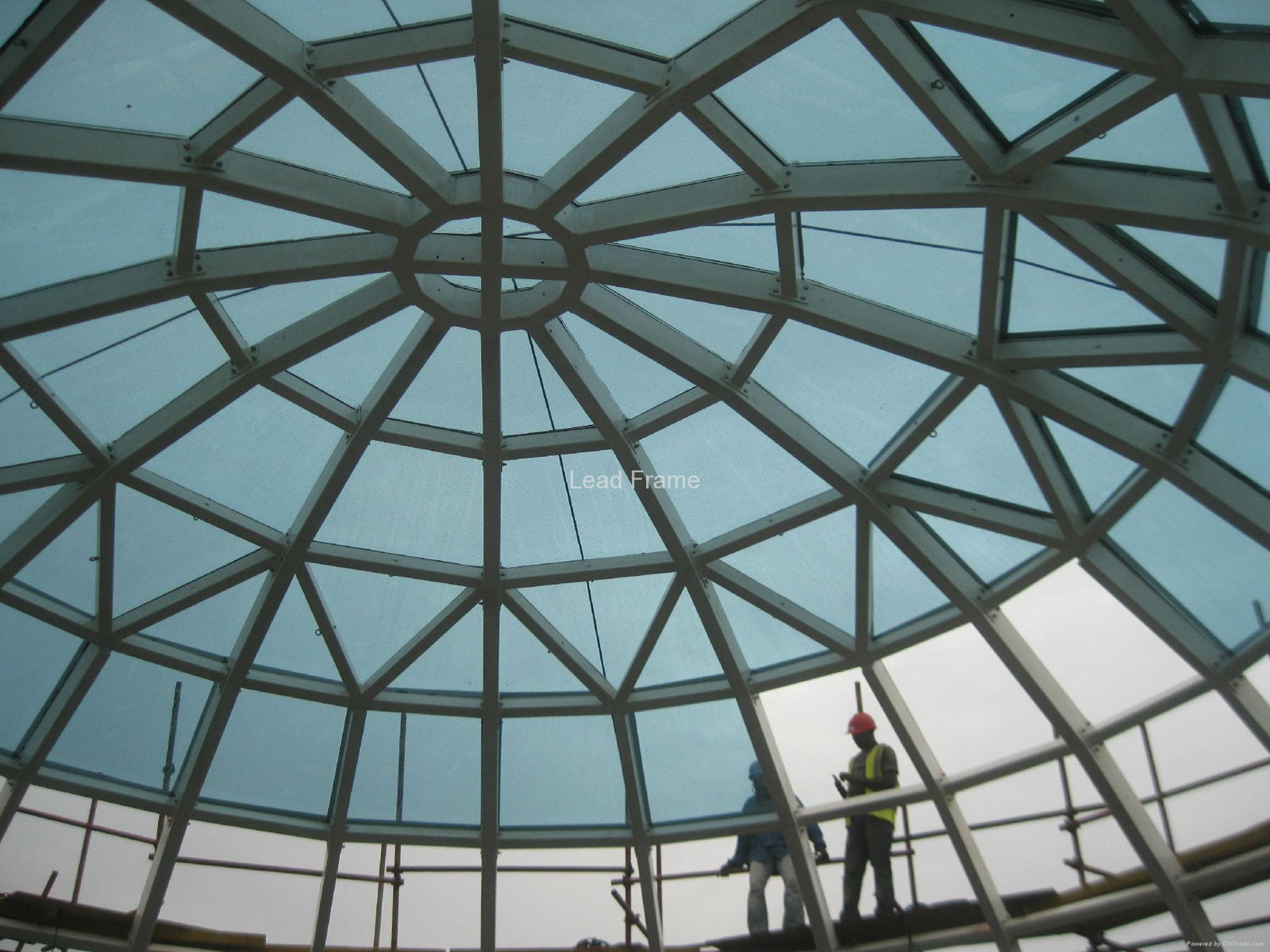 rich experienced dome skylight light steel space frame structure 3