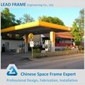  high level steel structure gas station canopy 4