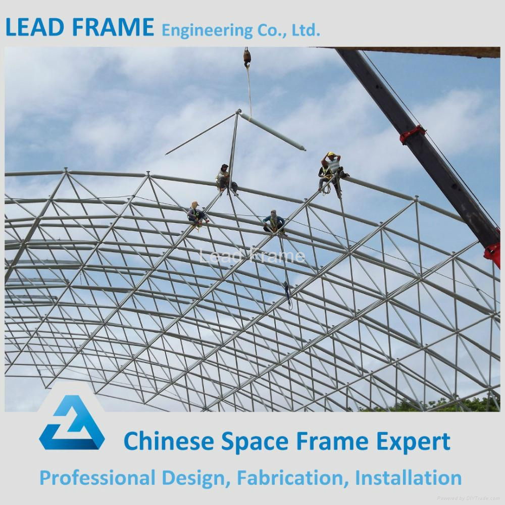 secure steel structure space frame coal shed 5