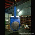 Big Size Knife Gate Valve Ductile Iron Ggg40 Dn900 Pn10 Bi-Directional 1