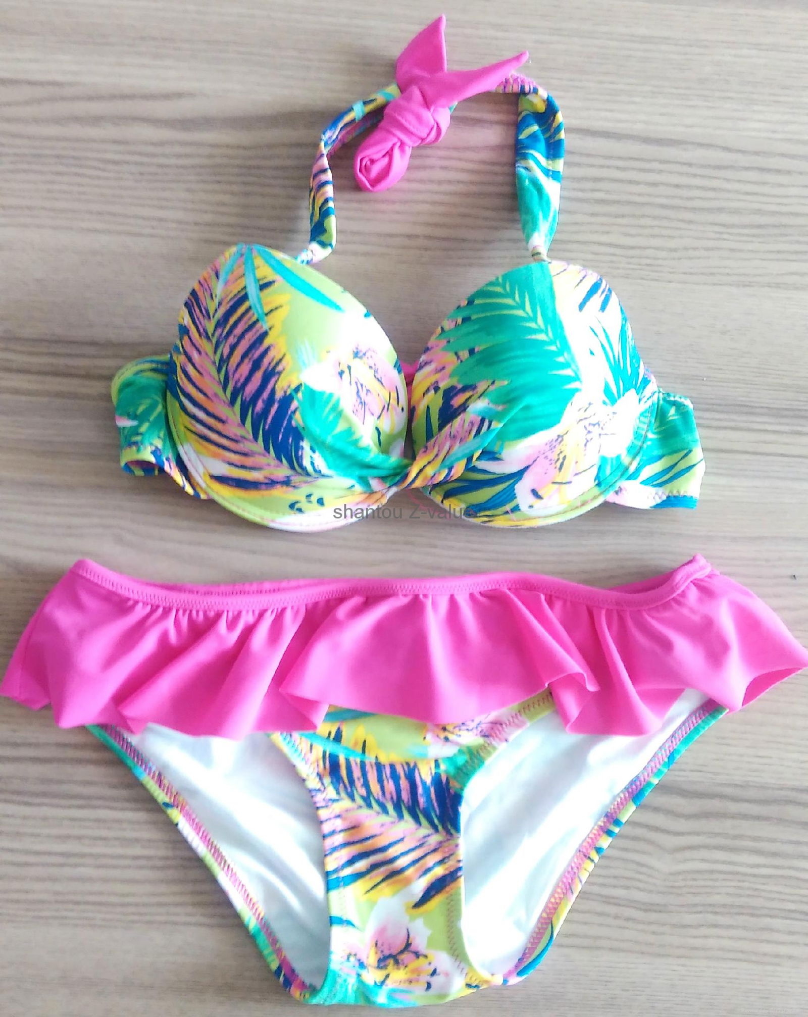 2016 Wholesale Women Sexy Cheeky Brazilian Reversible Bikini Swimwear 4