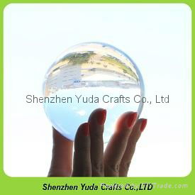 solid acrylic ball clear lucite display ball plastic sphere