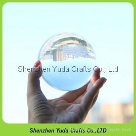 solid acrylic ball clear lucite display ball plastic sphere 3