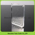 Acrylic photo frame block clear lucite photo display  4