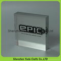 perspex custom brand block acrylic display holder 3