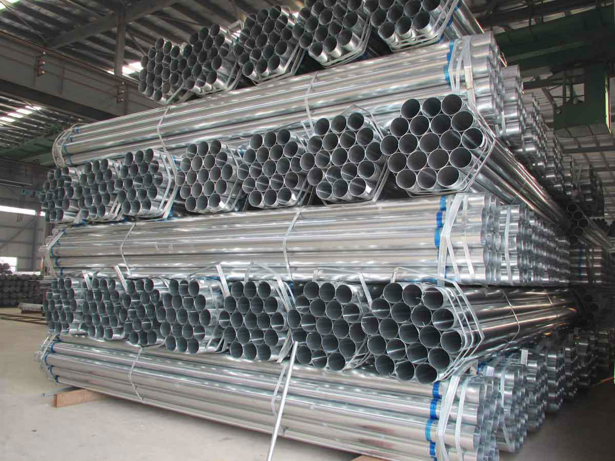 Q235 Q345 cold rolled pre galvanized pipes in China Dongpengboda 2