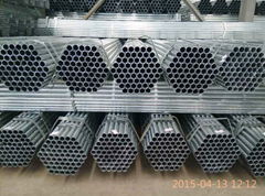 ASTM A500 Q235 erw welded pre galvanized round steel pipe in China Dongpengboda