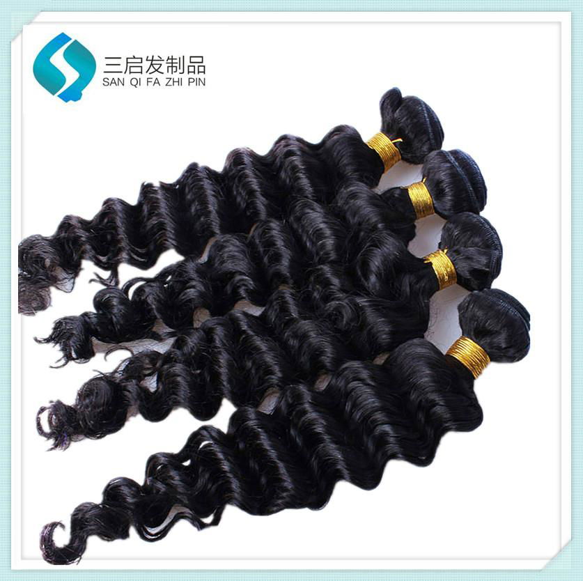 Deep wave curly hair extension for black women 3