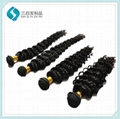 Deep wave curly hair extension for black women 4
