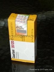 Scratch Off Printed Adhesive Secure Labels in Drug Box Sealing