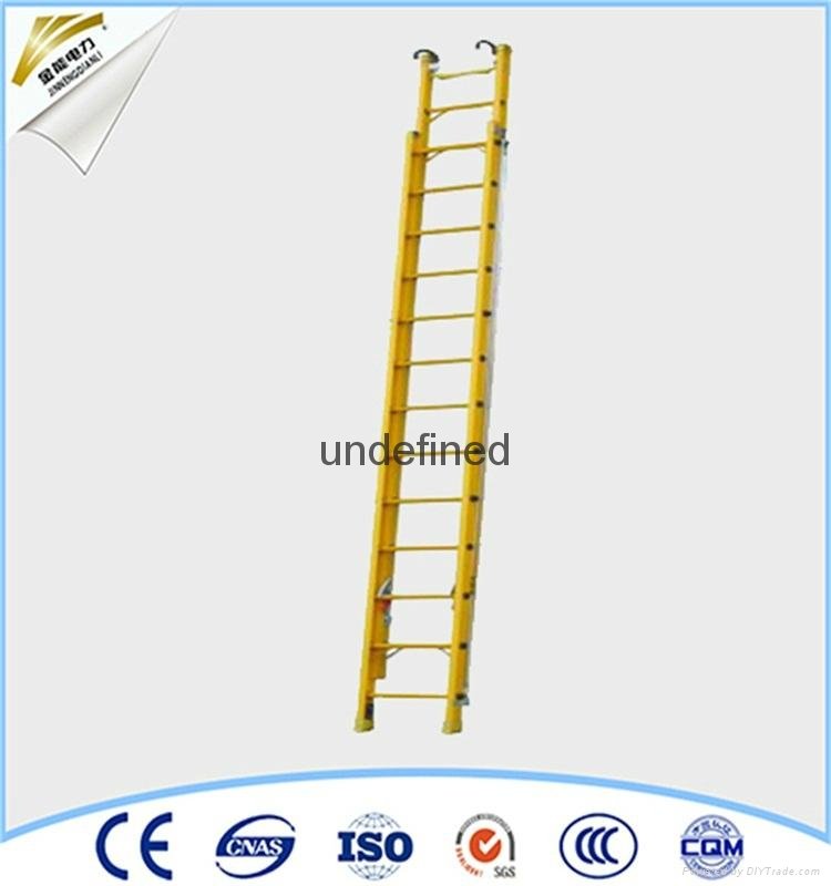 telescopic electrical insulating ladder 3