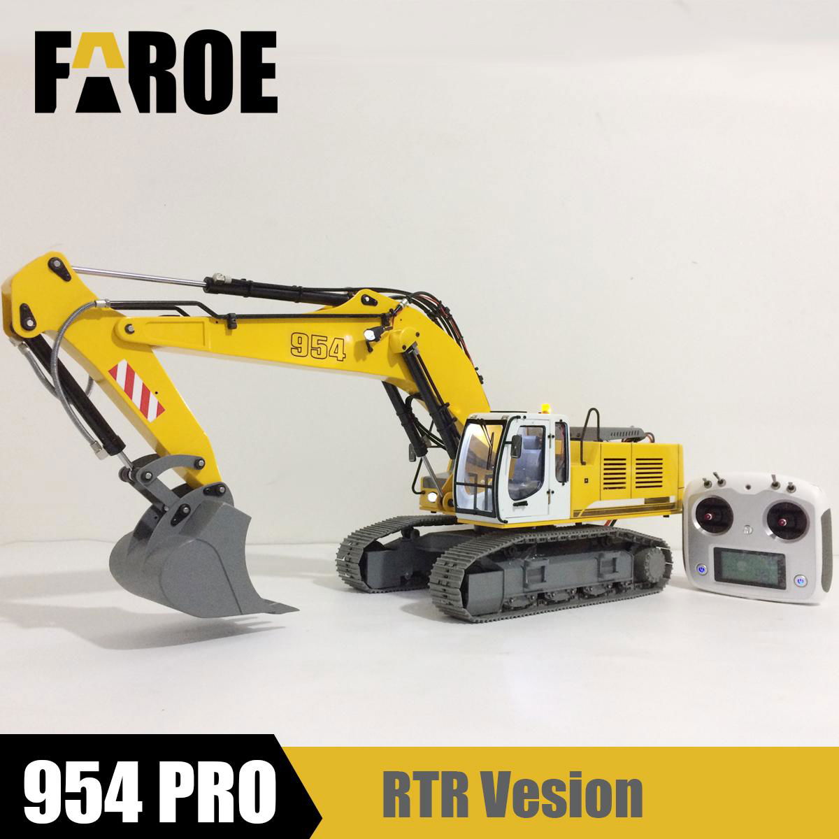 CE certified 1/12 RC model Hydraulic excavator 954 PRO empty version