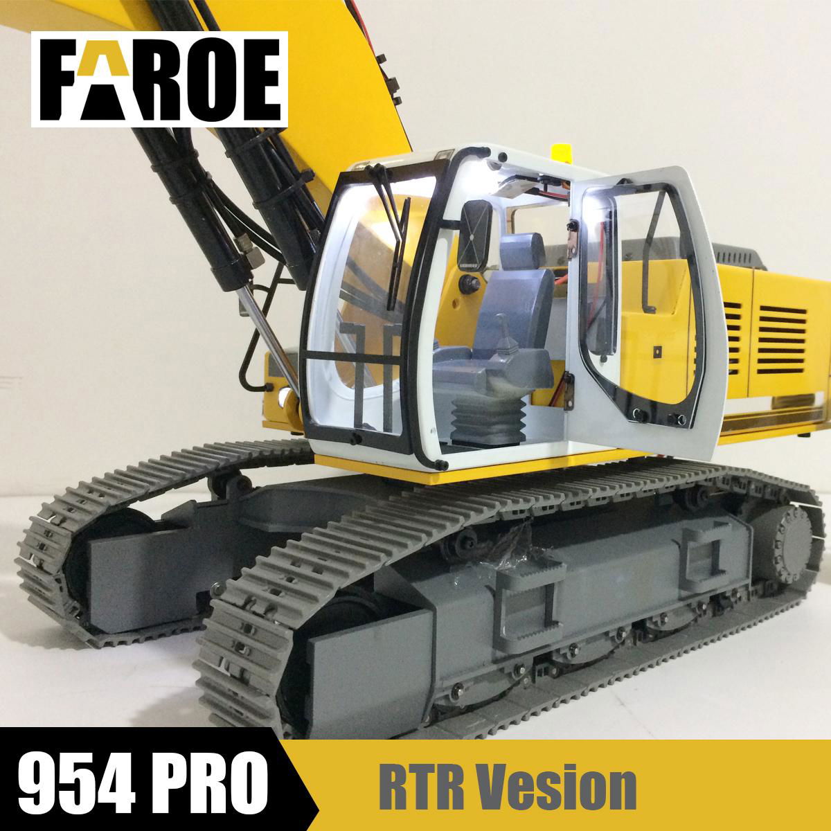 CE certified 1/12 RC model Hydraulic excavator 954 PRO empty version 2