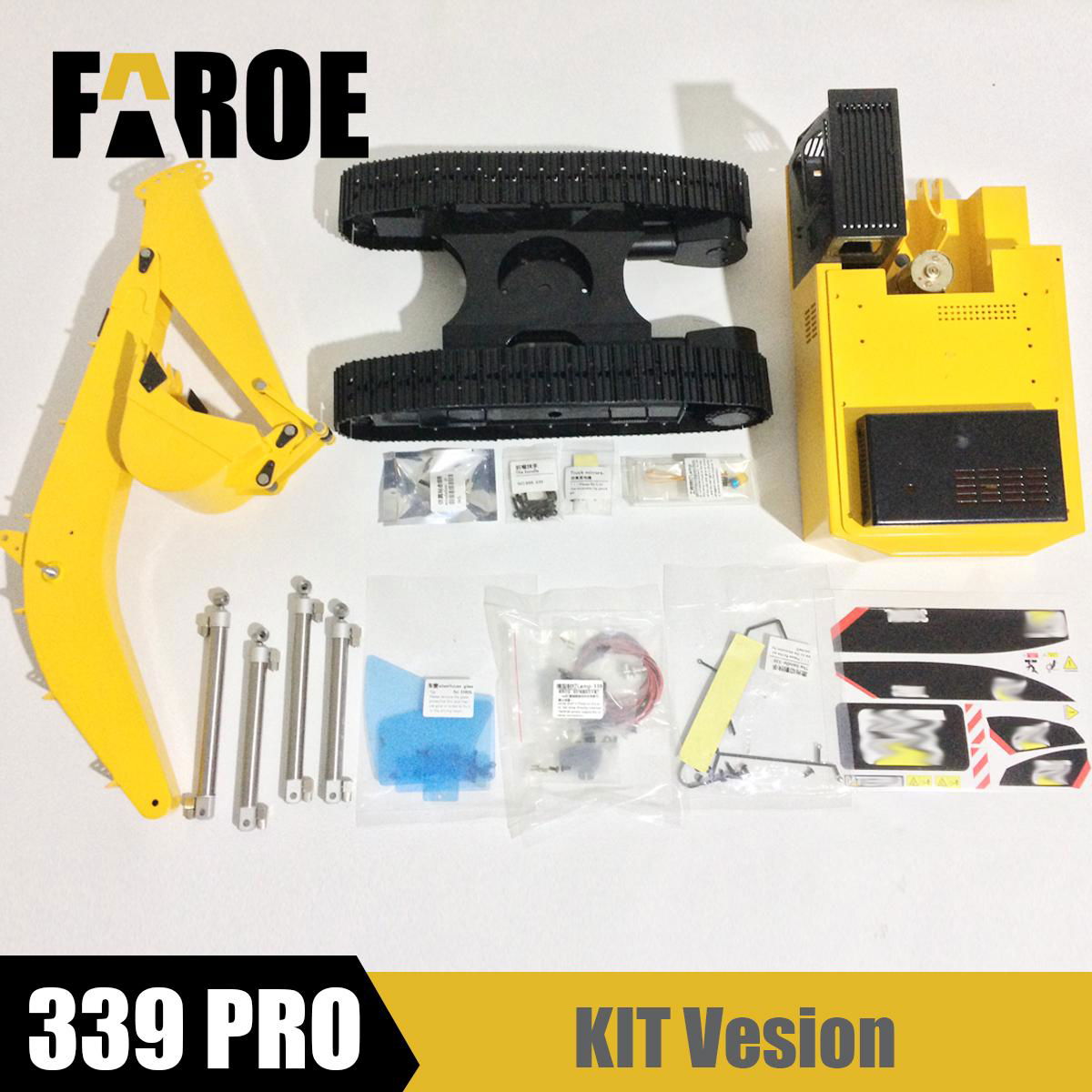 CE certified 1:12 Rc hydraulic Excavator model 339PRO KIT empty version