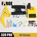 CE certified 1:12 Rc hydraulic Excavator model 339PRO KIT empty version 1