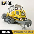 CE certified 1/12 RC Hydraulic Loader model FR636 with tail hook 2