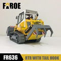 CE certified 1/12 RC Hydraulic Loader model FR636 with tail hook 6