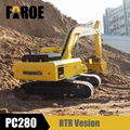 CE certified 1:8 scale Hydraulic RC Excavator model PC280 RTR Version 1