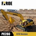 CE certified 1:8 scale Hydraulic RC Excavator model PC280 RTR Version 2