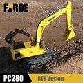 CE certified 1:8 scale Hydraulic RC Excavator model PC280 RTR Version 3