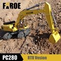 CE certified 1:8 scale Hydraulic RC Excavator model PC280 RTR Version 7