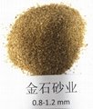 金石砂业滤料石英砂0.8-1.2mm