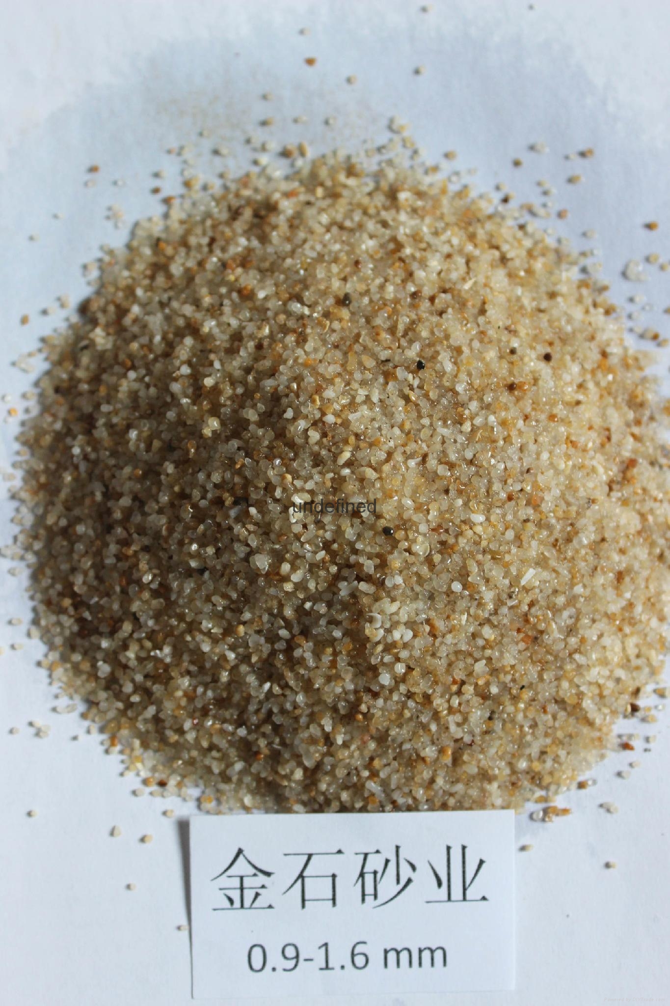 金石砂業濾料石英砂0.9-1.6mm 3
