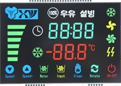 graphic  lcd display screen for air container