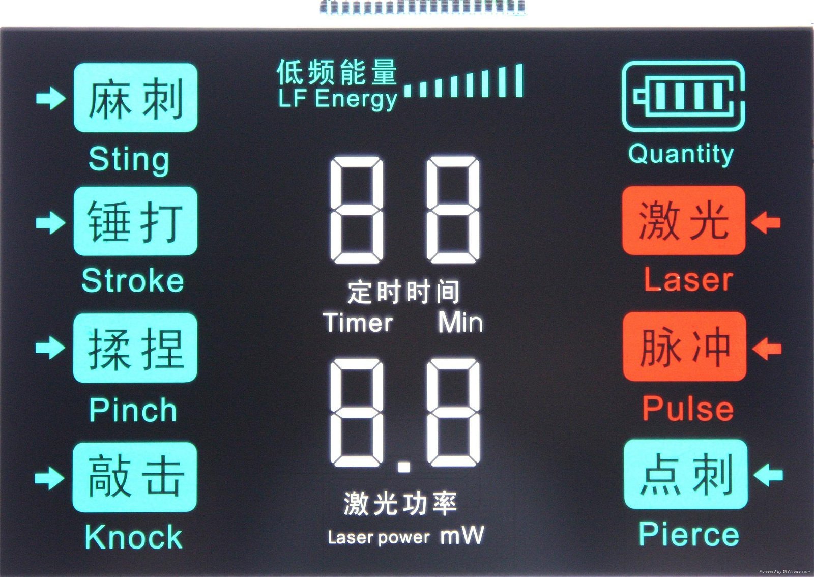 custom medical devices lcd display screen
